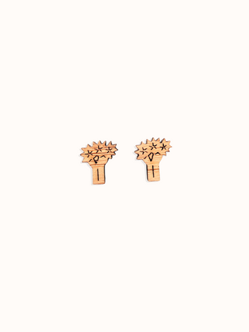 Wild Cloud Stud Earrings