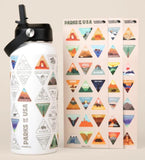 Wondery Outdoors Bucket List Water Bottle 32oz