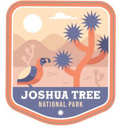 08828 - Joshua Tree Quail - Sticker - Large