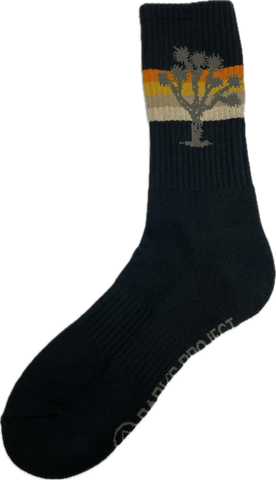 Parks Project Sunset Trail Crew Sock - Vintage Black