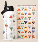 Wondery Outdoors Bucket List Water Bottle 32oz