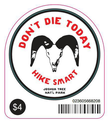 Don't Die Hike Smart Sticker
