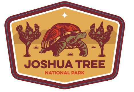 S08823 - Tortoise - Joshua Tree - Sticker - Small