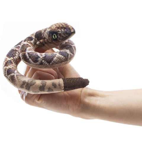 Folkmanis Mini Rattlesnake Finger Puppet - Joshua Tree National Park Association